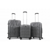 Набір валіз Франція (L M S-3шт) поліпропілен сірий Worldline 295, фото 13