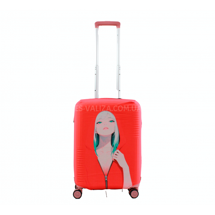Чохол для валізи Польща малий S (дайвінг) girl /Fly 447-20, фото 2