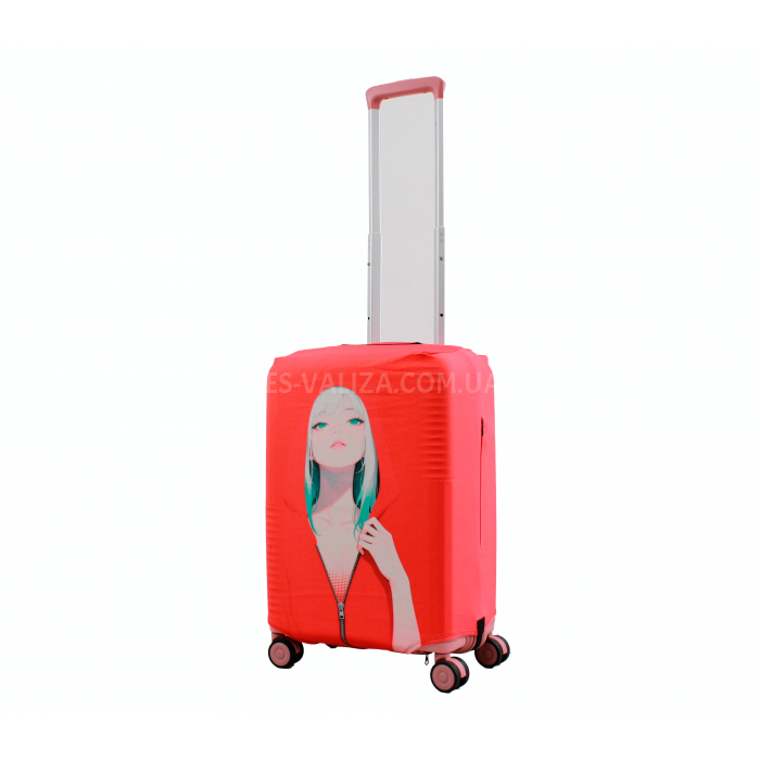 Чохол для валізи Польща малий S (дайвінг) girl /Fly 447-20, фото 1
