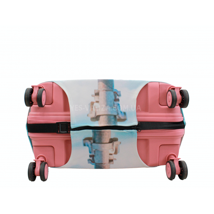 Чохол для валізи Польща середній М (дайвінг) світло /Fly 008-24, фото 6