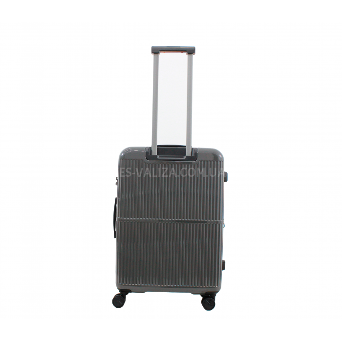 Чемодан большой L поликарбонат черный 75х51х32+3/116л/4.7кг/Airtex 747, фото 3