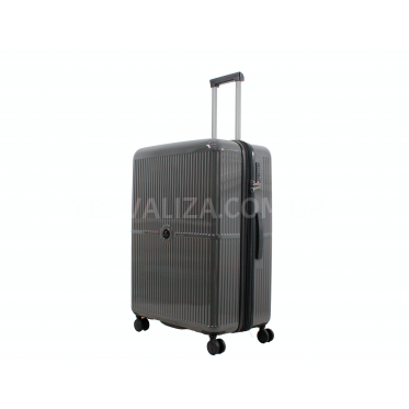 Валіза велика L полікарбонат чорний 75х51х32+3/116л/4.7кг/Airtex 747