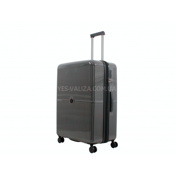 Валіза велика L полікарбонат чорний 75х51х32+3/116л/4.7кг/Airtex 747, фото 1