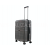Чемодан средний M поликарбонат черный 65х45х28+3/77л/3.7кг/Airtex 747, фото 11