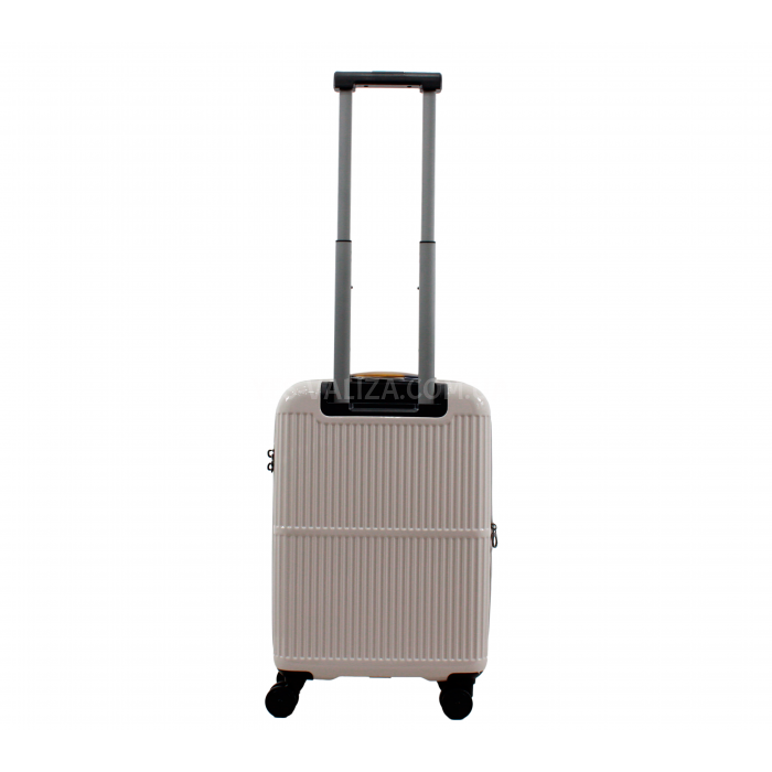 Валіза мала S полікарбонат беж. 55х35х20+3/40л/2.98кг/Airtex 747, фото 3