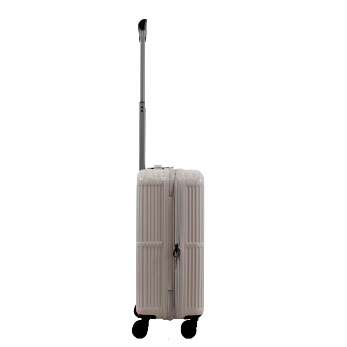 Валіза мала S полікарбонат беж. 55х35х20+3/40л/2.98кг/Airtex 747, фото 4