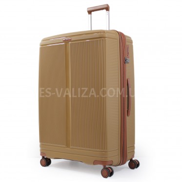 Чемодан большой L полипропилен кофе 76х51х31+5/125л/4.4кг/Airtex 247