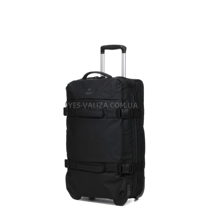 Сумка на колёсах средняя M черная 62х35х23см/51л/2.6кг/Airtex 842-62, фото 1