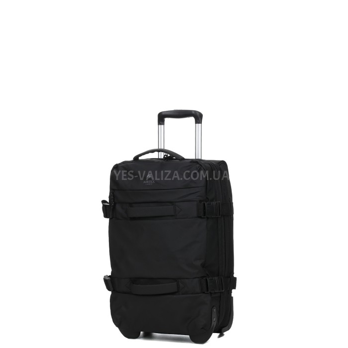 Сумка на колесах мала S чорна 55х34х22см/41л/2.5кг/Airtex 842-55, фото 1 Сумка на колесах мала S чорна 55х34х22см/41л/2.5кг/Airtex 842-55, фото 1