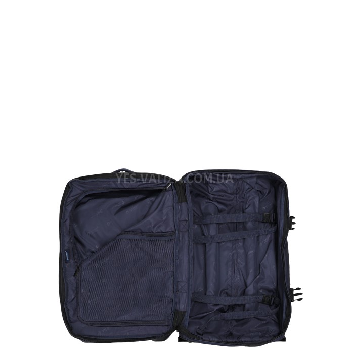 Сумка на колесах мала S синя 55х34х22см/41л/2.5кг/Airtex 842-55, фото 9