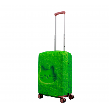 Чехол для чемодана Польша малый S ткань (дайвинг) газон /Fly 647-20