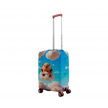 Чохол для валізи Польща малий S (дайвінг) хомяк /Fly 263-20