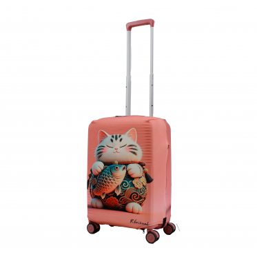 Чехол для чемодана Польша малый S ткань (дайвинг) кіт/Fly 816-20