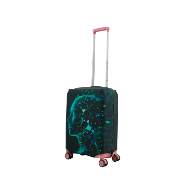 Чехол для чемодана Польша малый S ткань (дайвинг) лицо /Fly 3-93-20