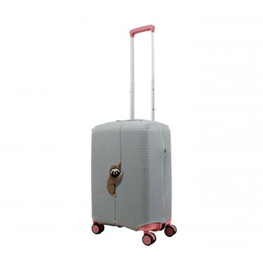 Чехол для чемодана Польша малый S ткань (дайвинг) звери /Fly 385-20