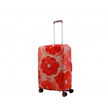 Чохол для валізи Польща середній М (дайвінг) грейп/Fly 393-24