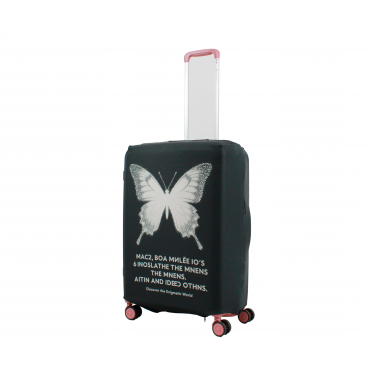 Чохол для валізи Польща середній М (дайвінг) метелик/Fly 342-24