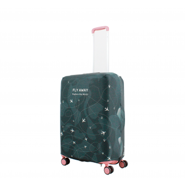 Чехол для чемодана Польша средний М ткань (дайвинг) плейн /Fly 901-24