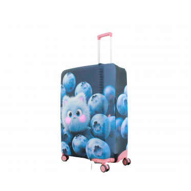 Чехол для чемодана Польша большой L ткань (дайвинг) фрукт /Fly 994-28