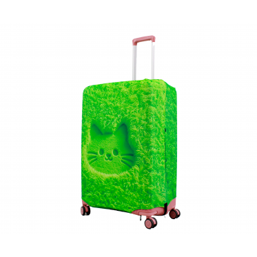 Чохол для валізи Польща великий L тканина (дайвінг) газон /Fly 647-28