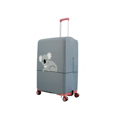Чехол для чемодана Польша большой L ткань (дайвинг) коала /Fly 971-28