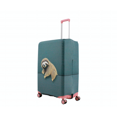 Чохол для валізи Польща великий L тканина (дайвінг) sloth /Fly 796-28
