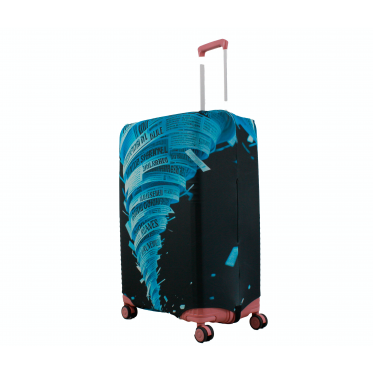 Чехол для чемодана Польша большой L ткань (дайвинг) ураган /Fly 248-28