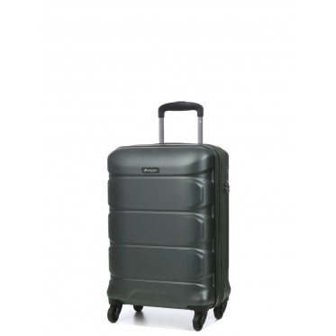 Чемодан малый S поликарбонат зелёный 55х35х21+4/40л/2.75кг/Airtex 748