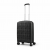 Валіза мала S поліпропілен чорний 55х38х23(+3)см/44л/3.0кг/Worldline 295