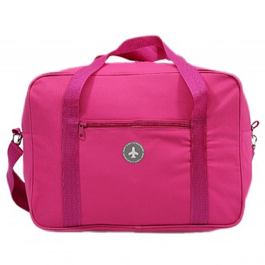 Сумка(ручна поклажа) Польща яскраво-рожева 40х30х20/24л/0.5кг/Fly 0234