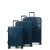 Набор чемоданов Франция (L M S-3шт) полипропилен синий/Airtex 229