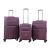 Набор чемоданов Франция (L M S-3шт) ткань фиолет/Airtex 839