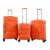 Набір валіз Франція (L M S-3шт) тканина оранж/Airtex 835