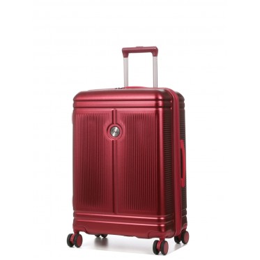 Валіза середня М полікарбонат червона 65х44х25+5/82л/3.65кг/Airtex 649