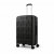Чемодан средний М полипропилен черный 65х45х28+3/75л/3.8кг/Worldline295
