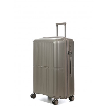 Валіза середня M поліпропілен шампань 66х48х25+5/83л/3.4кг/Airtex 249