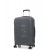 Валіза середня М поліпропілен сіра 65х44х26см/62л/3.3кг/Worldline 291
