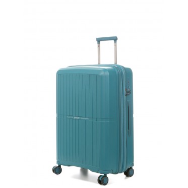 Валіза середня M поліпропілен зелений 66х48х25+5/83л/3.4кг/Airtex 249