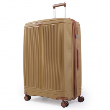 Валіза велика L поліпропілен кава 76х51х31+5/125л/4.4кг/Airtex 247