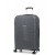 Валіза велика L поліпропілен сіра 75х49х30см/96л/4.1кг/Worldline 291