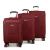 Набір валіз Франція (L M S-3шт) тканина червоний/Airtex 825